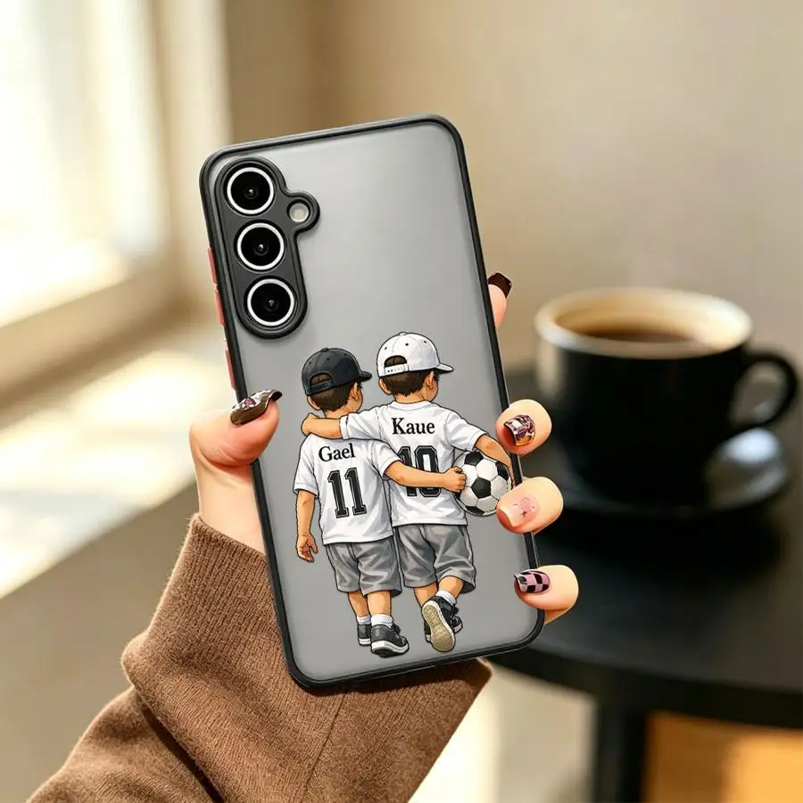 Case for Samsung Galaxy A16 A15 A34 A36 A53 A35 A17 A52 A56 A55 A52S A72 A73 A33 A54 A23 Phone Cover Two Boys Friends