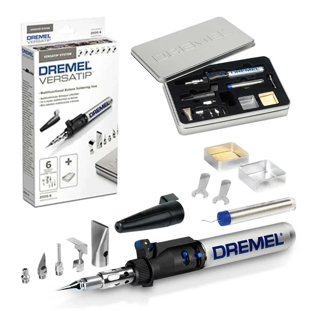 Dremel Mini Welder Multi-Function Butane Flame Torch Wood Burning Leather Crafting Cutting Cordless Pencil Welding Repair Tool