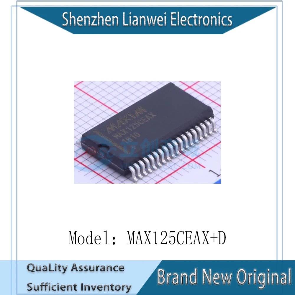 

100% New Original MAX125CEAX MAX125CEAX+D IC Chipset SSOP-36