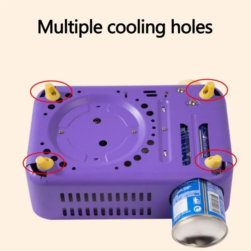 Portable Cassette Stove Burner Adjustable Firepower Magnetic Tank Loading Cooker Mini cassette furnace for Indoor Outdoor Use