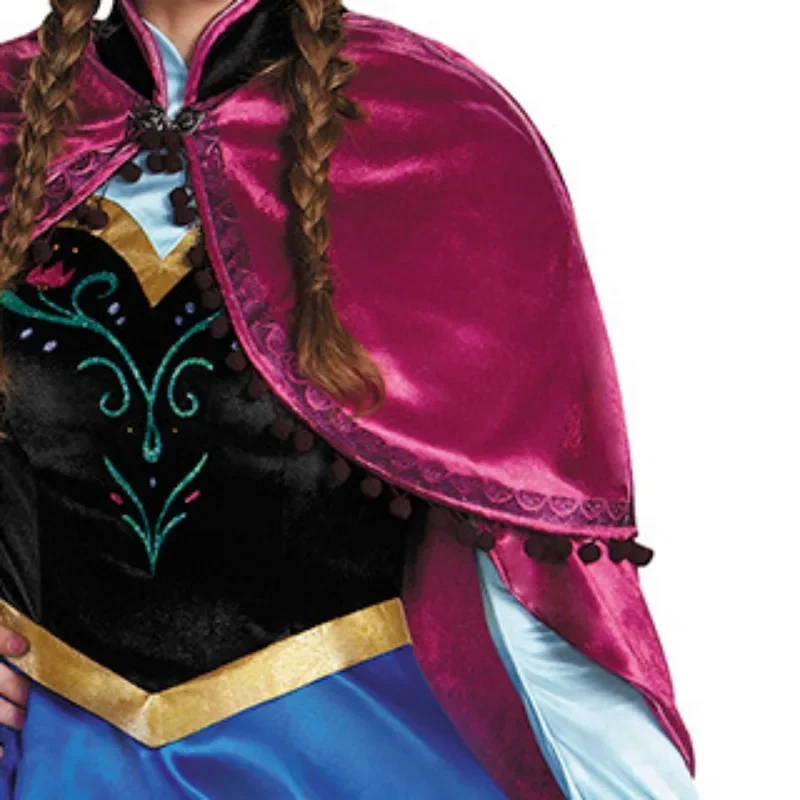 Halloween Cosplay Costumes Adult Female Clothing Anna Princess Clothes Frozen Snow White Costume Dress