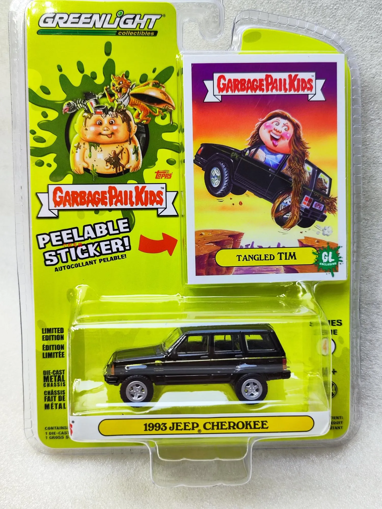 Greenlight 1:64 1993 Jeep Cherokee Collectie Gegoten Legering Auto Model Decoratie Cadeau