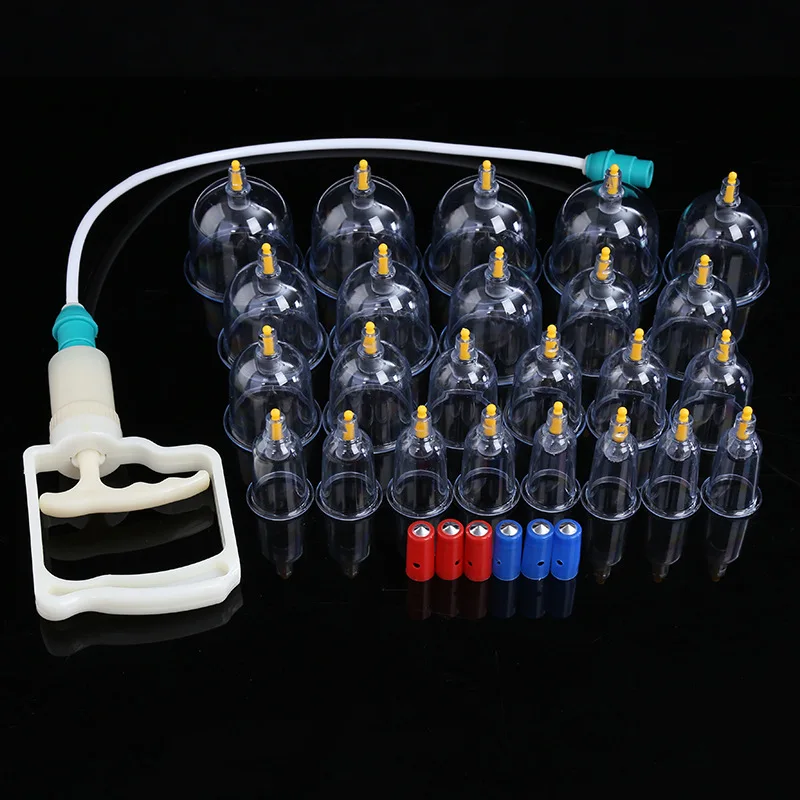 6/12/24 Stück Massage-Schröpfgläser, Gesundheitsmonitor, Chinesische Schröpftherapie, Vakuum-Schröpfmassage-Set, Pflege-Tool