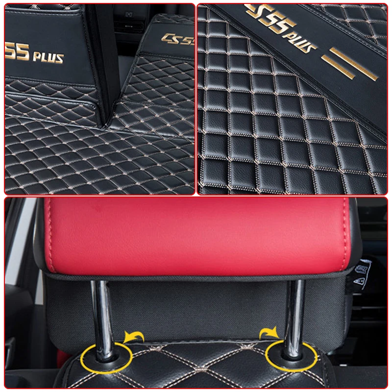 Trunk Frunk Mats For Changan CS55 Plus 2021 2022 2023 Year All-Weather Cargo Liners Car Boot Lower Compartment Cover Protector