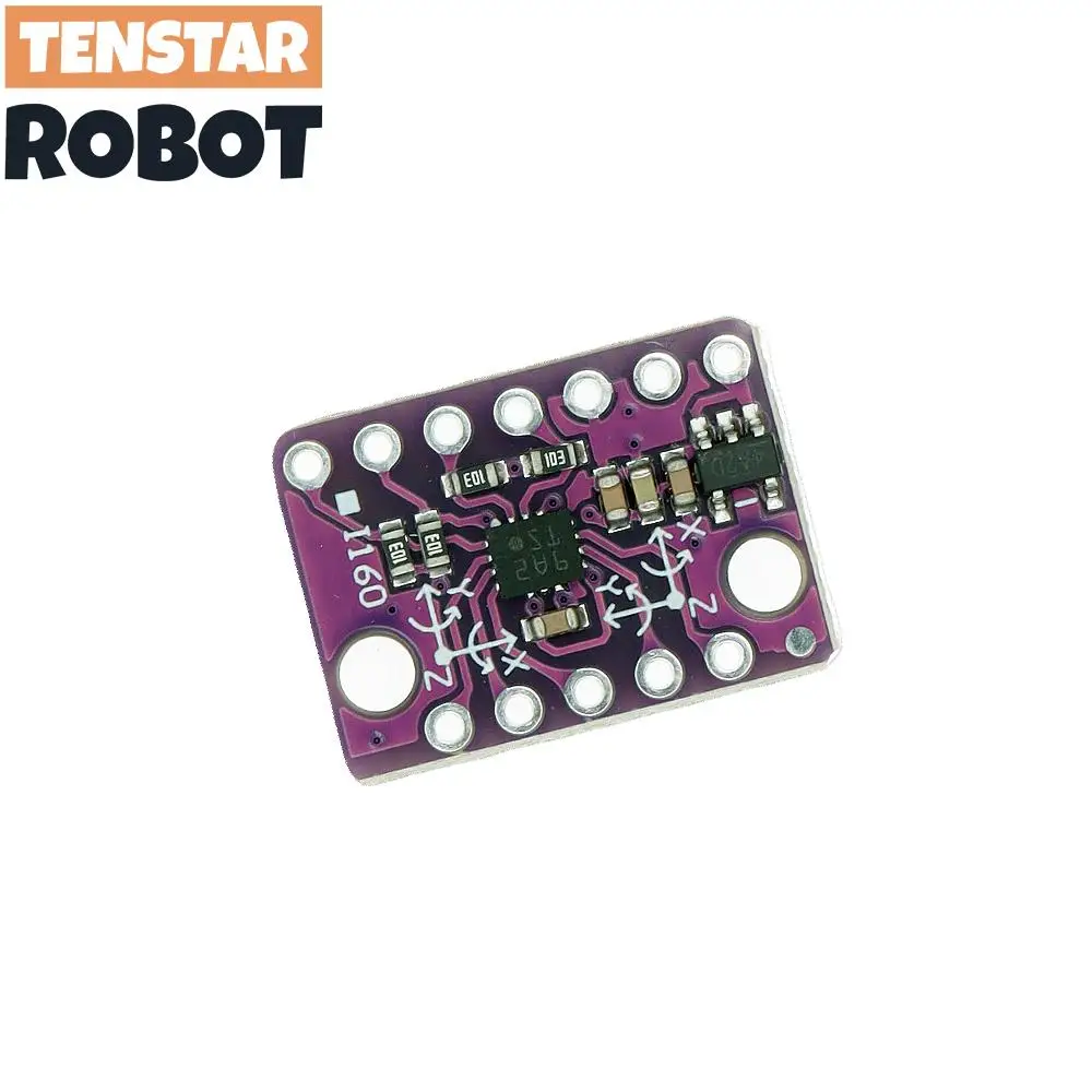TENSTAR 2 szt. BMI160 6DOF 6-osiowy żyroskop z akcelerometrem grawitacyjnym Moduł czujnika IIC I2C SPI BMI160