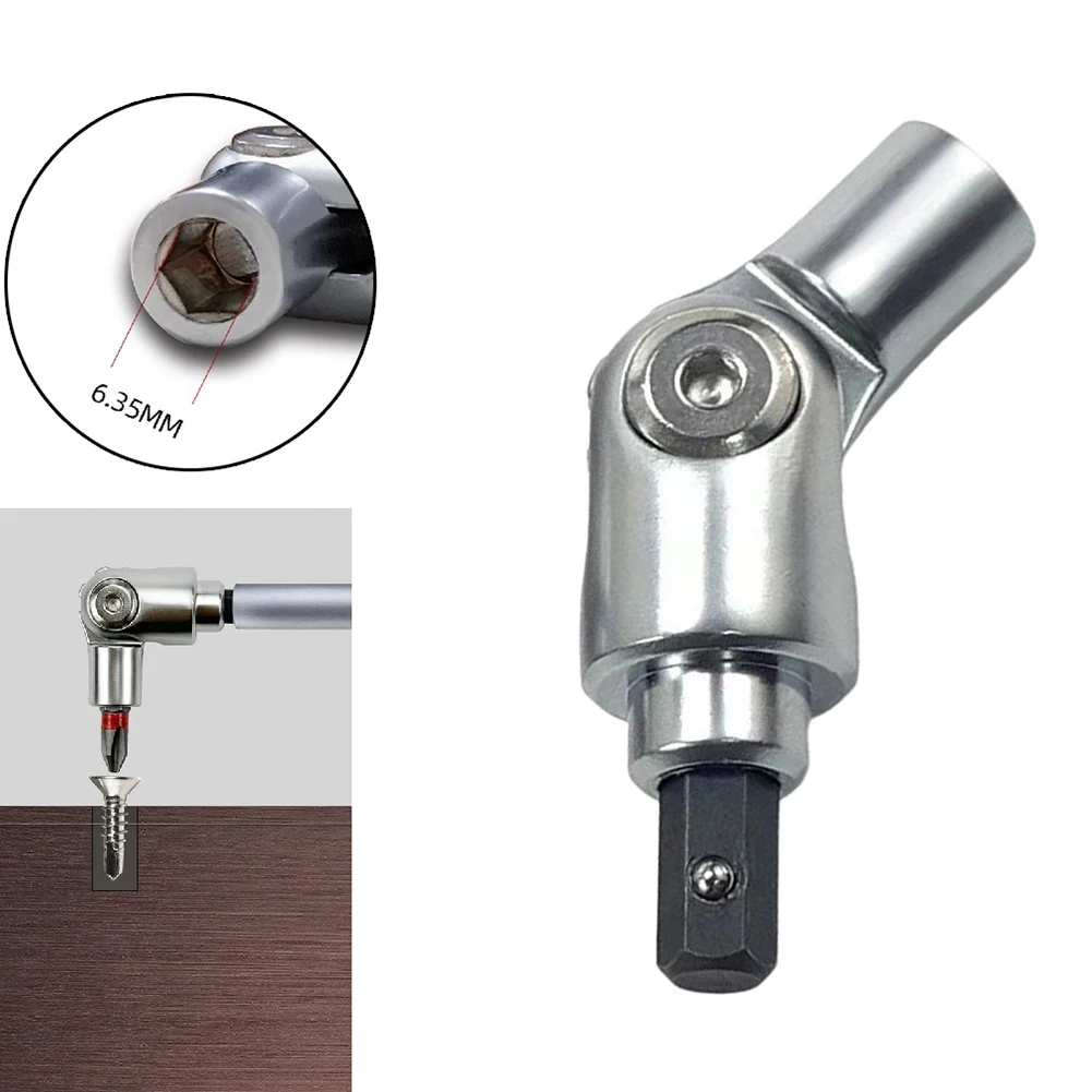 Imagem -03 - Broca Elétrica Extensão Rod Chave de Fenda Joint Turning Corner Device Dica 180 Graus de Rotação