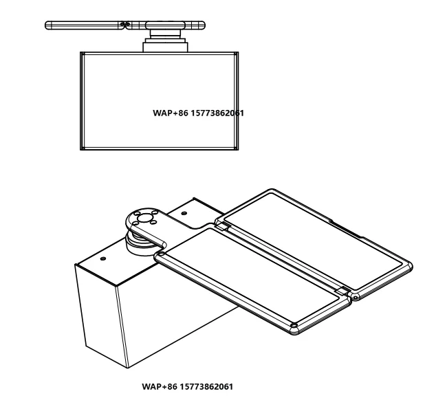 

Luxury Modified HIACE VCLASSVITOW447 Interior Accessories Side Wall Hiding Electric Table Board for Passenger Cars Commercial