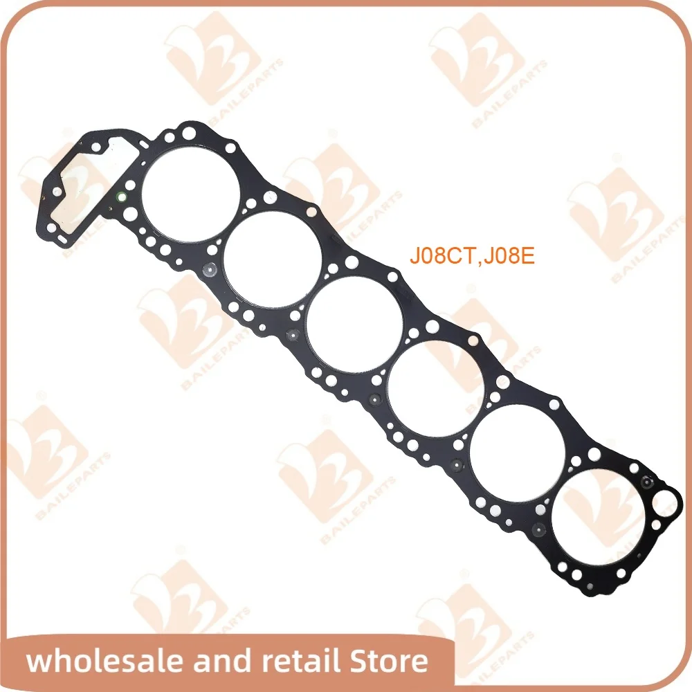 

J08CT J08E For HINO Cylinder Head Gasket Engine Overhaul Rebuild Kit Spare Parts