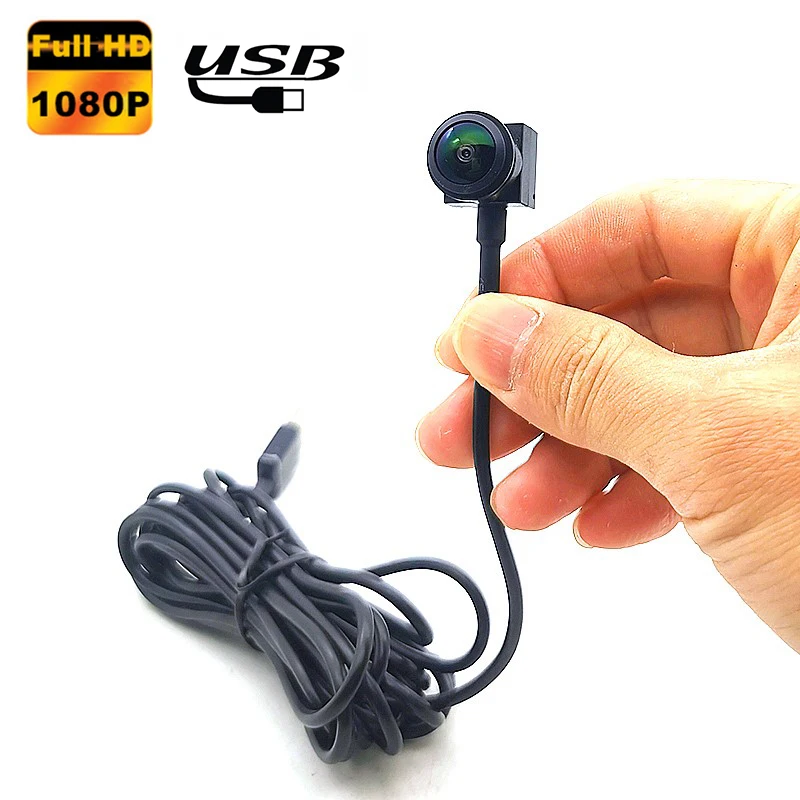 

Мини 1080P USB OTG камера Широкоугольная UVC 1920X1080P 2MP 5MP WDR Full HD Микро ПК Веб-камера 160 градусов FOV Черный угловой CMOS-сенсор