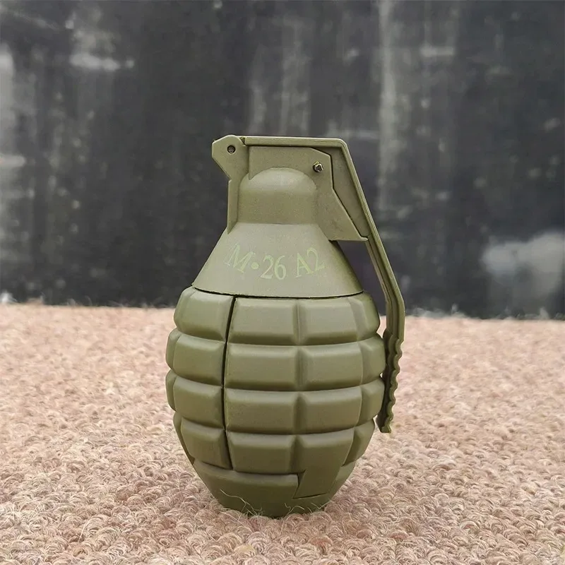 M26A2 Airsoft Grenade Toys1/ 2pcs Tactical Grenade Plastic Battle Game Toy Hand Grenades Pull Ring Toys Role Play Model Prop