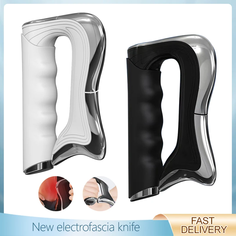 

Электрический нож для фасции, массажный скребок для тела, микротоковая вибрация, успокаивающий массажный нож для лифтинга тела, скребковый массажный нож