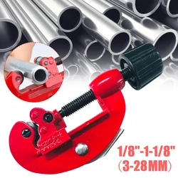 Aço Carbono Tubing Cutter, Scissor Cutting Tool, Aço Inoxidável, Alumínio, Cobre, Vinil, Latão Pipes, Novo, 1/8 