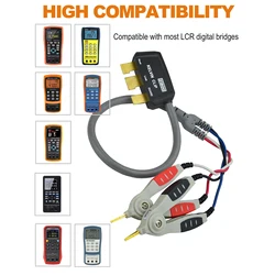 ZIBOO ZB-L100K Handheld LCR Test Clip Universal Digital Bridge Kelvin Test Line SMD Chip