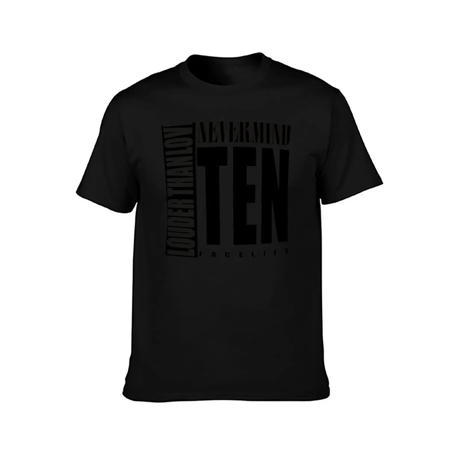 Nevermind Ten Facelift Louder than the Sound Grunge albums White version T-Shirt t shirts designer T-Shirt