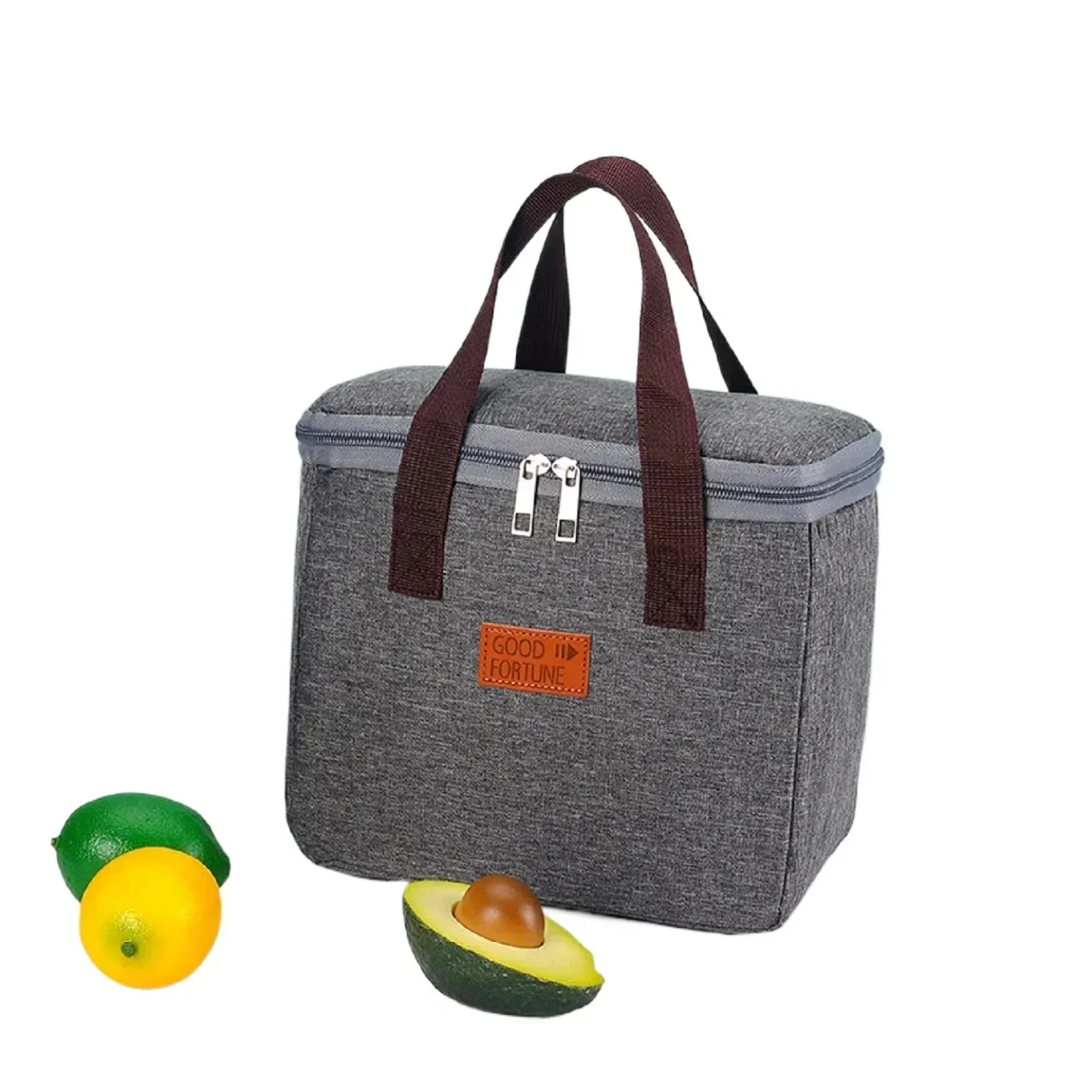 An insulated lunch bag, thickened children's insulated lunch box bag, portable baby bottle insulated bag