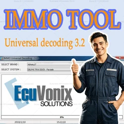 NOWOŚĆ EcuVonix 3.2 IMMO Uniwersalne dekodowanie V3.2 Usuń IMMO Wyłączone z Keygen Unlimited Crack EcuVonix 3.2 Wyślij link CD lub USB win7