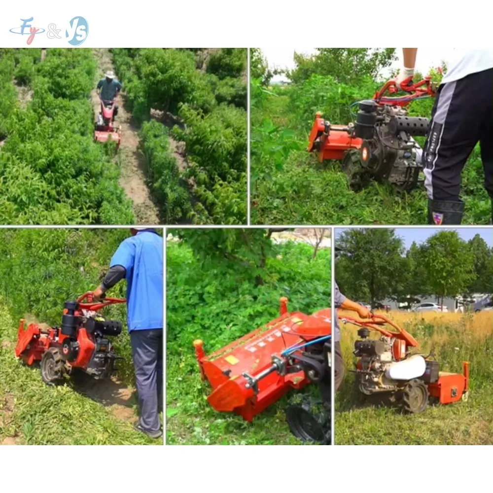 Large Orchard Lawn Mower, Self-propelled Garden Weeder, Open Wasteland, Straw Blunt Stubble Cutter, Insert Lawn Mower, Lawn Mowe