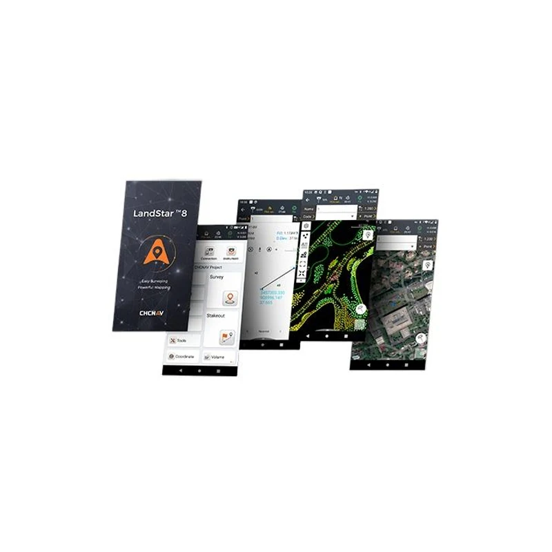 Easy Operate Landstar 8 Software Survey Software Landstar 8 For Android OS Data Controller CHC GNSS RTK With Permanent Code