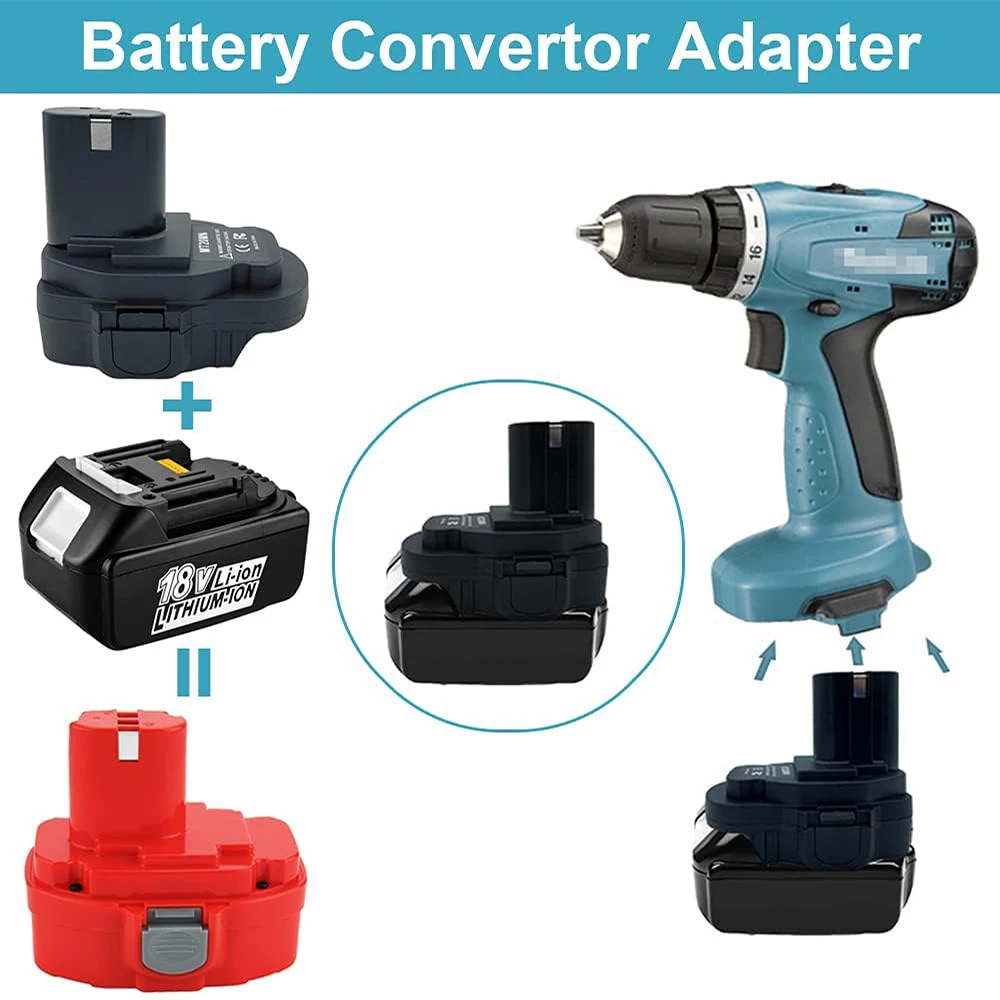 Battery Adapter MT20MN for Convert Makita 18V Li-ion Battery To Ni-Mh Ni-Cd Battery For Makita NiCad&NiMh Tool Use BL1830 BL1860 view 5
