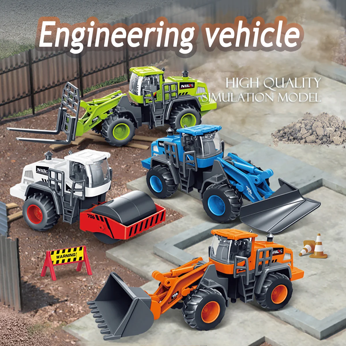 

Детская имитационная инженерная машина, инерционный бульдозер и дорожная роликовая игрушка, инерционная модель автомобиля, детская игрушечная модель