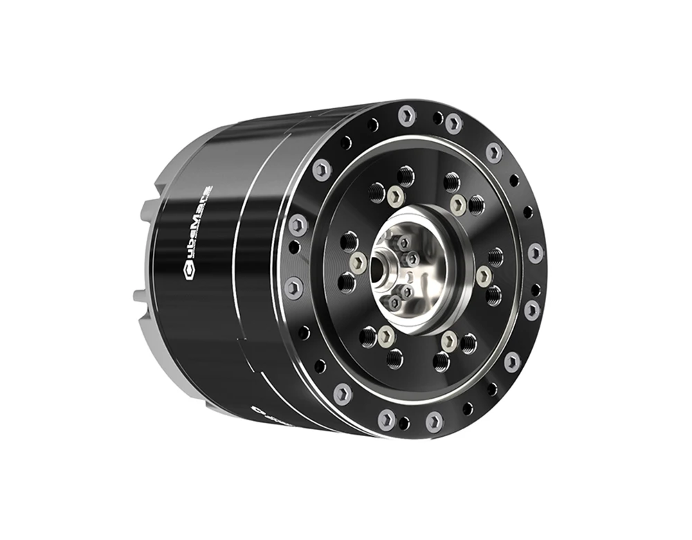 

Бесщеточный двигатель CubeMars AKH70-48 V1.0 KV41 с полым валом для роботов, с двойными энкодерами, высокомоментный модуль для AGV и экзоскелетов