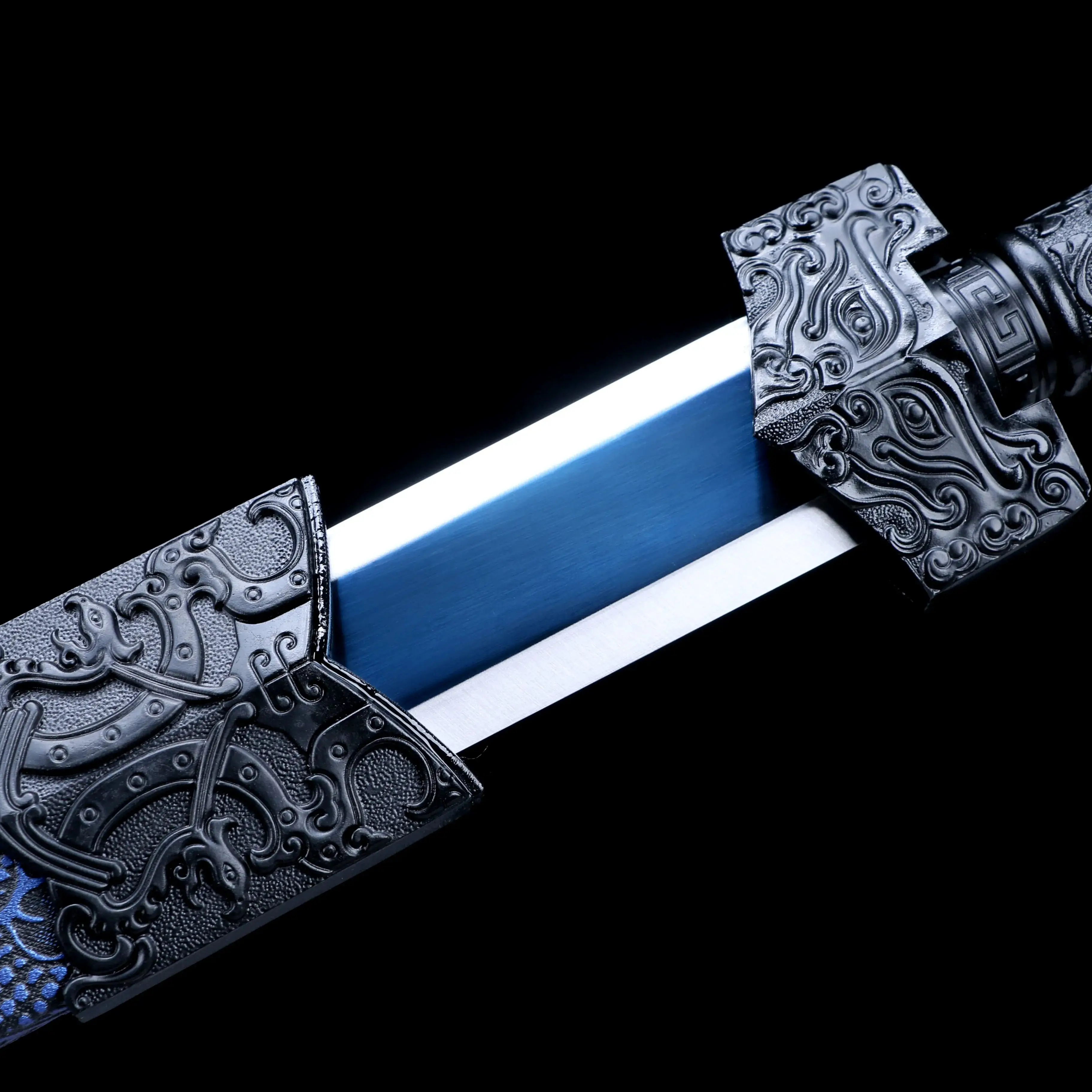 

103 cm Medieval full tang Frost Sword High Performance Manganese Steel Kind Knight Samurai Sword Battle Preparation katana Ninja