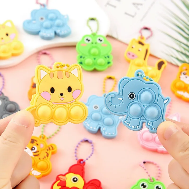 Tier-Bubble-Stressabbau-Spielzeug, Druckentlastungs-Artefakt, Stressabbauendes und Heilendes Kleines Gegenstück, Fidget-Spielzeug, Festivalgeschenke – Detail 2