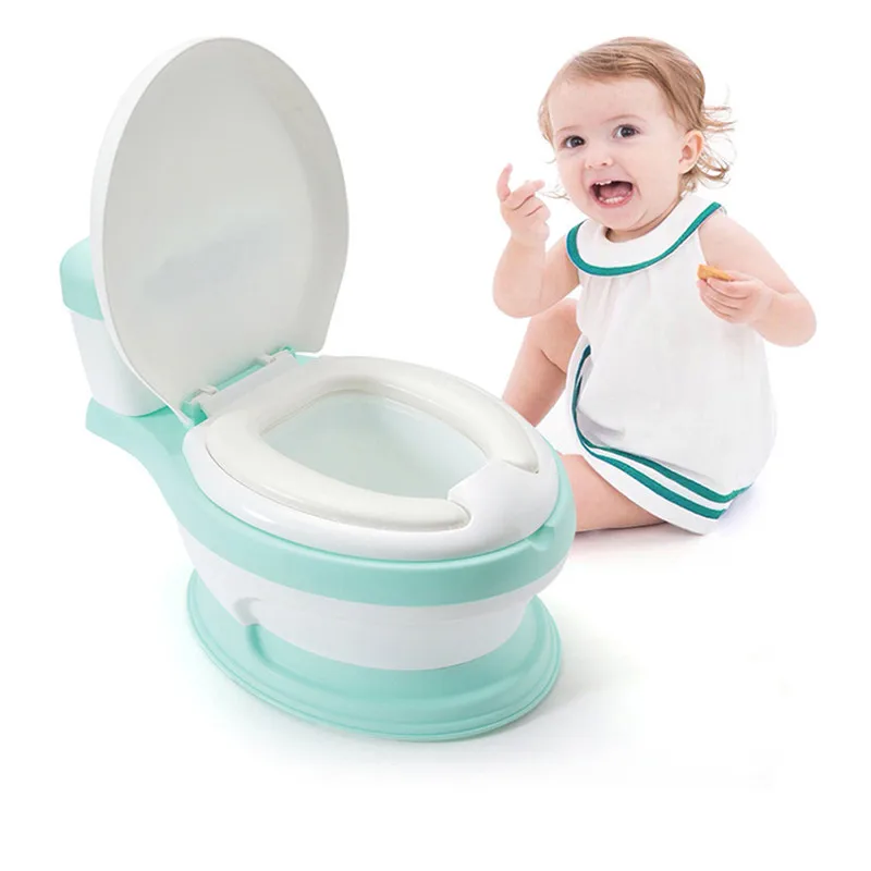 Baby Potty Children's Potty New Training Seat Baby Toilet Portable Backrest Urinal simulation Kids Toilet Trainer Bedpan