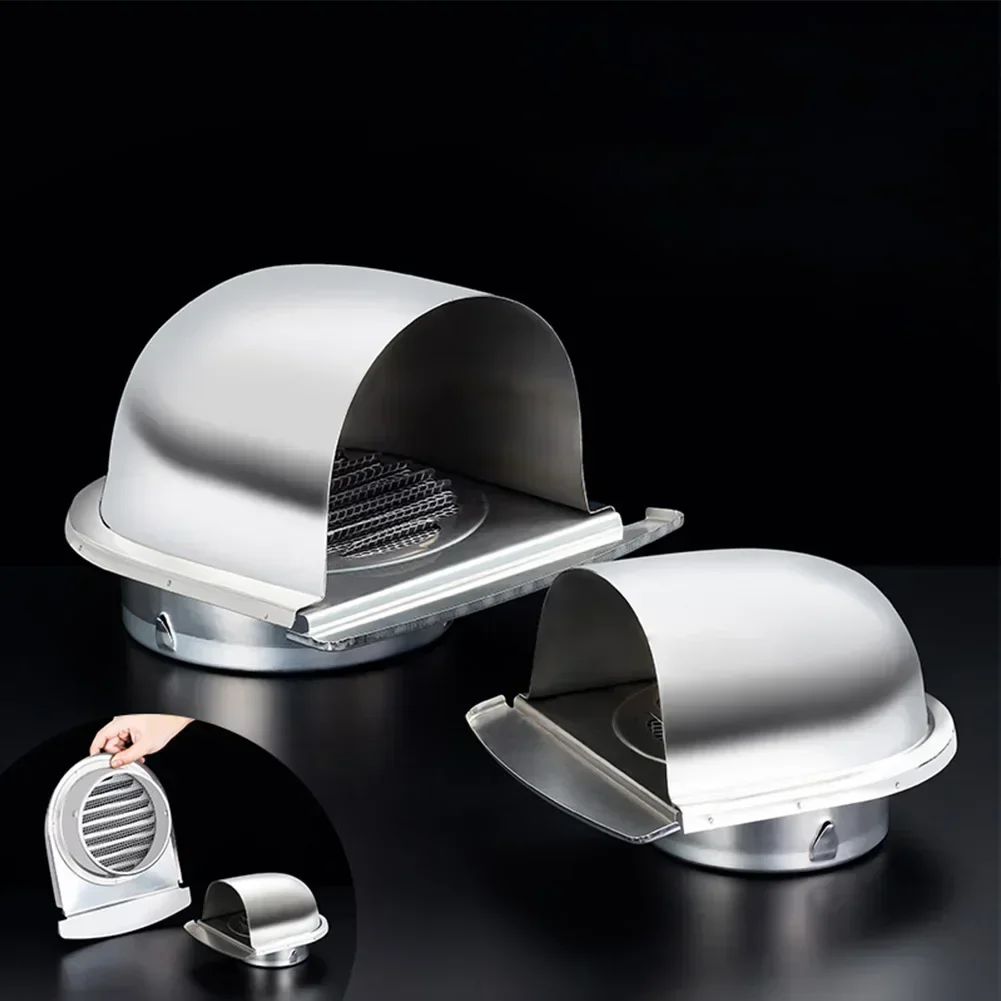 Conducto de ventilación de techo y pared, cubierta de rejilla de escape, salida de ventilación de acero inoxidable, tapa de ventilación de calefacción y refrigeración