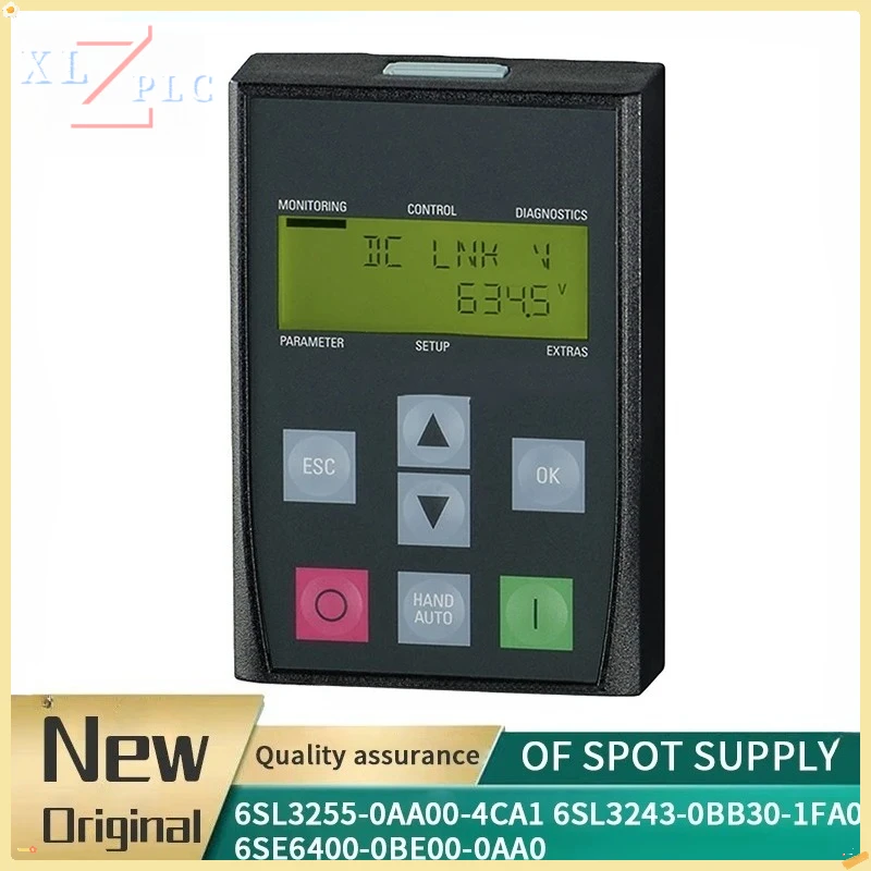 

New Original 6SE6400-0BE00-0AA0 6SE6400-0BP00-0AA0 6SL3255-0AA00-4CA1 G120 Intelligent Operation Panel IOP BOP-2