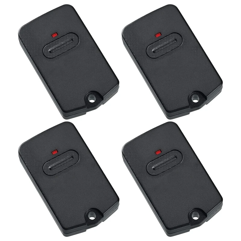 

4 PCS RB741 Gate Opener Remote Black Garage Door Entry Transmitter For GTO Mighty FM135 Transmitter Single Button Gate Clicker