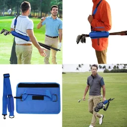 1Pc Mini Nylon Golf Carrier Bag Driving Range Reistas Golf Training Case Met Verstelbare Schouderbandjes Golf Accessoires