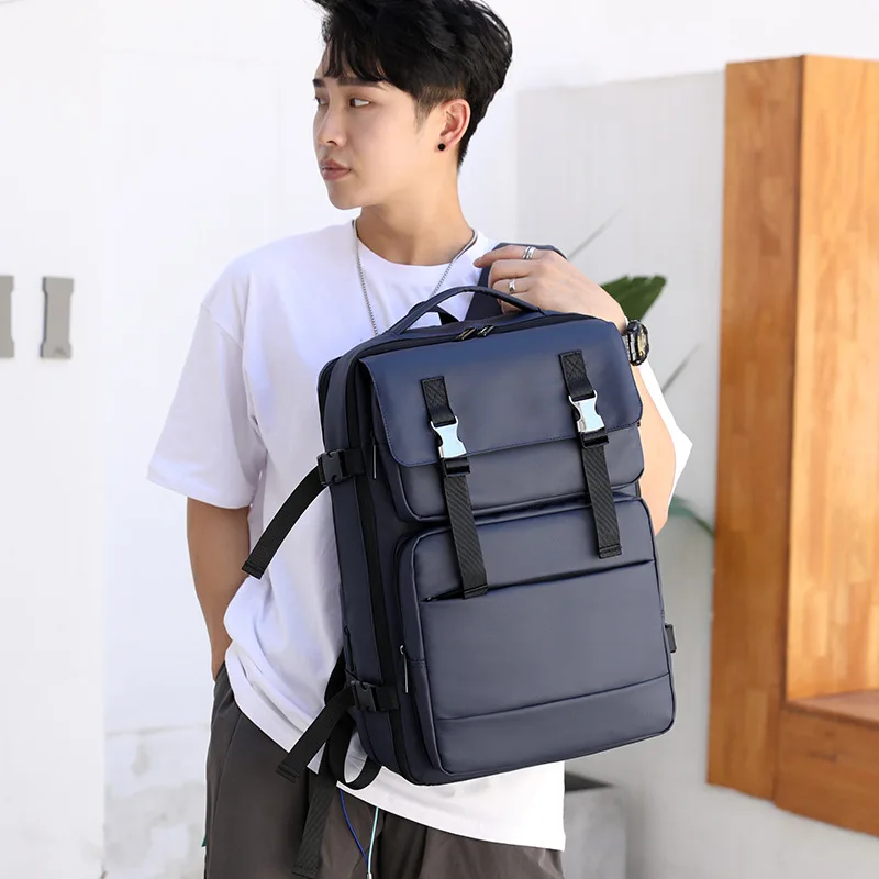 Multi functional high-capacity backpack for business trips and travel