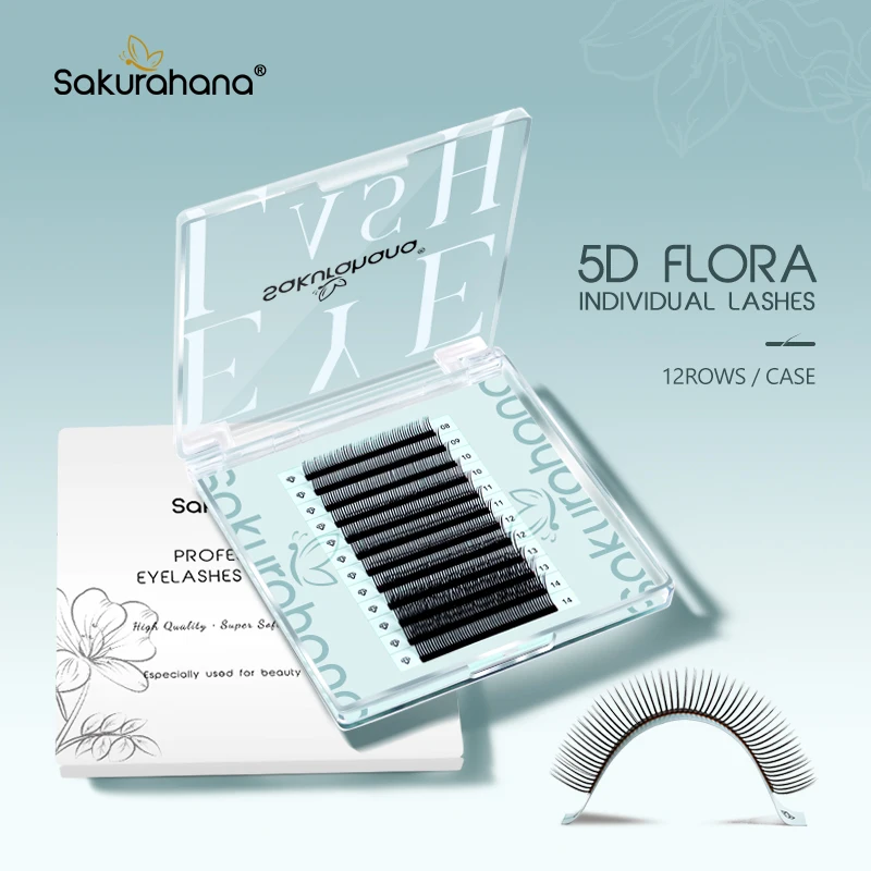 

Sakurahana 5D Flora Eyelashes Extension Natural Soft false eyelashes 5D Fairy False Eyelashes for Makeup natuhana