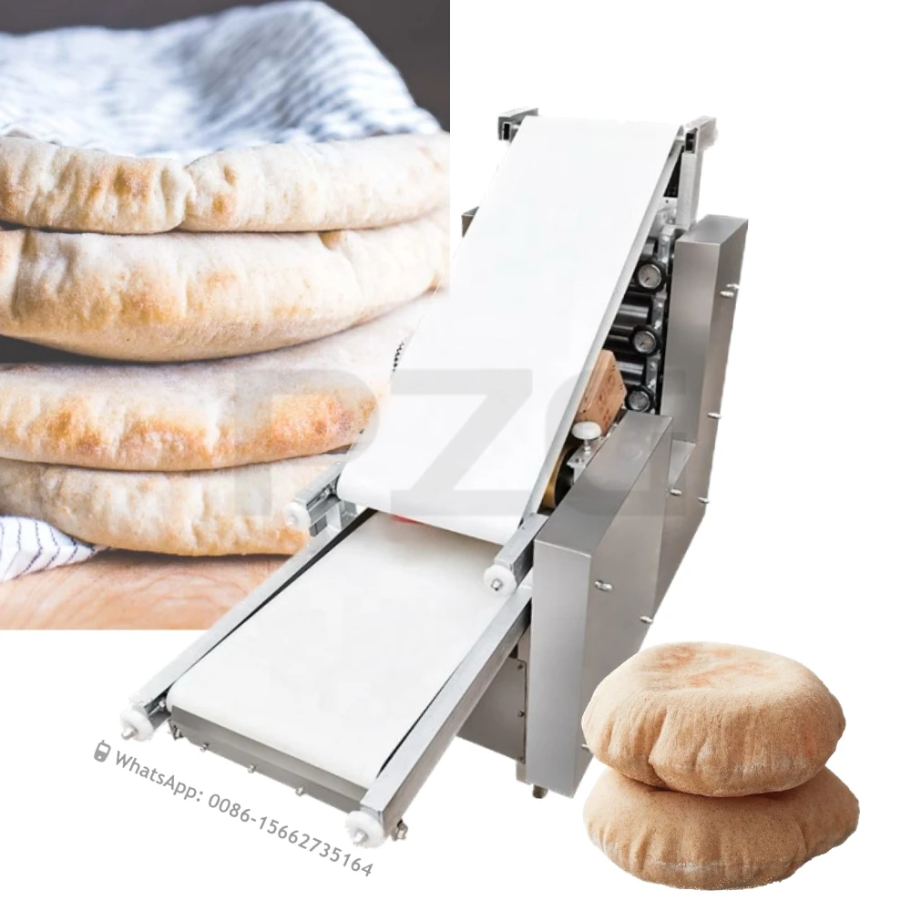 Fully Automatic 5-60CM Roti Maker Chapati Making Machine Arabic Pita Bread Machine