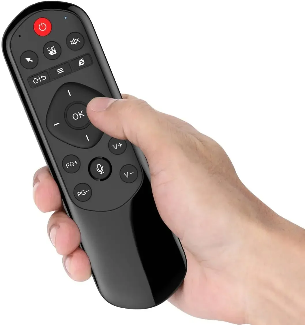 

iPazzPort Wireless TV Air Mouse Mini Keyboard with IR Learning, 2.4GHz Controller for Smart TV/Android Box/PC, Plug & Play