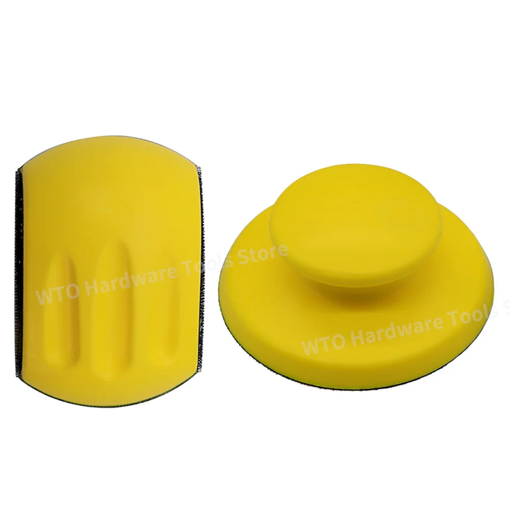 

5 Inch Mouse Hand Sanding Pad Hook & Loop Round Sanding Block Hook Backing Plate For Woodworking, Furniture Restoratio