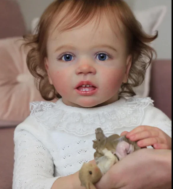 EGO 28 polegadas com acabamento pintado em branco boneca reborn Wini