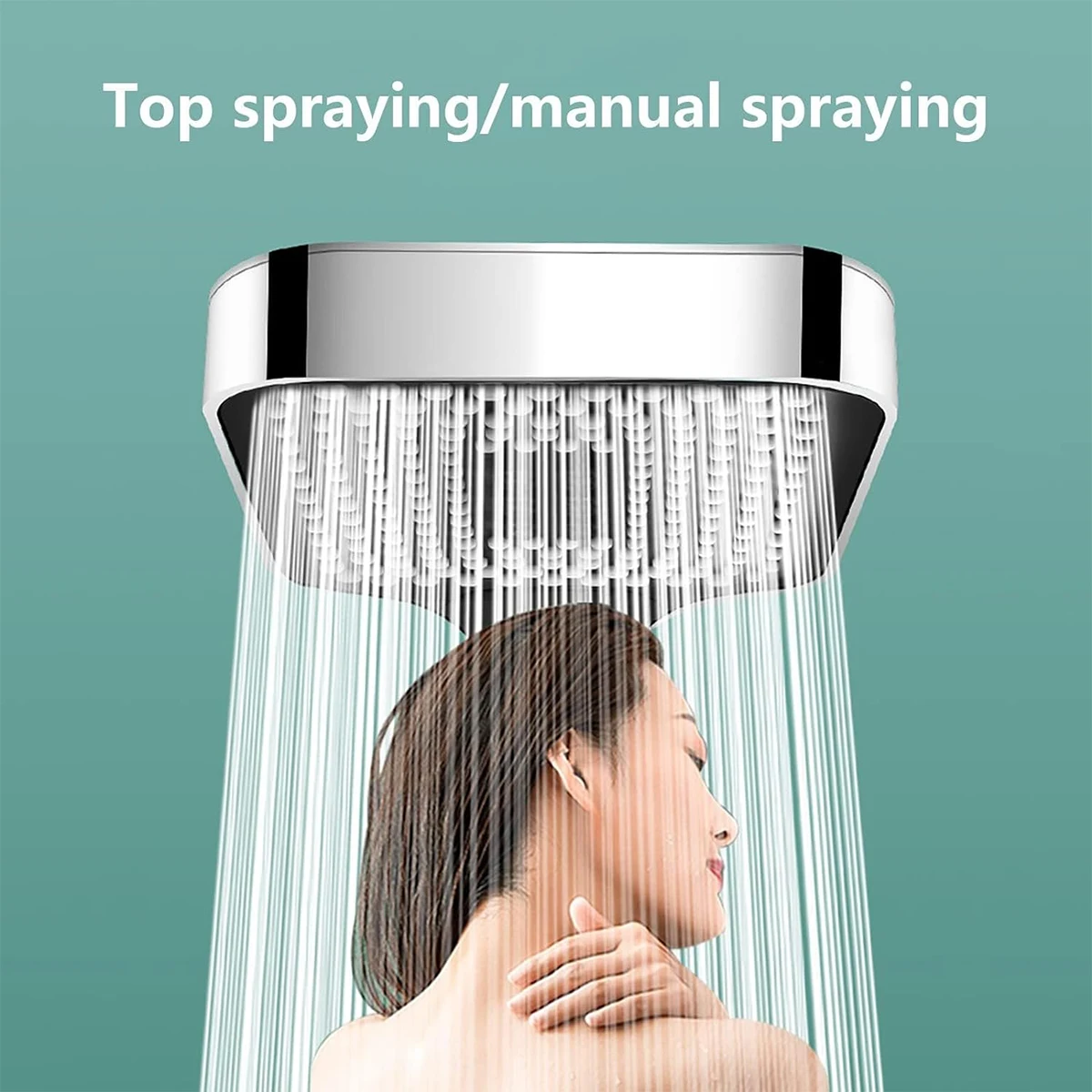 

ABS Super-pressurised Shower Head Bathroom Hardware Accessories Water Heater Shower Head Water Outlet Density