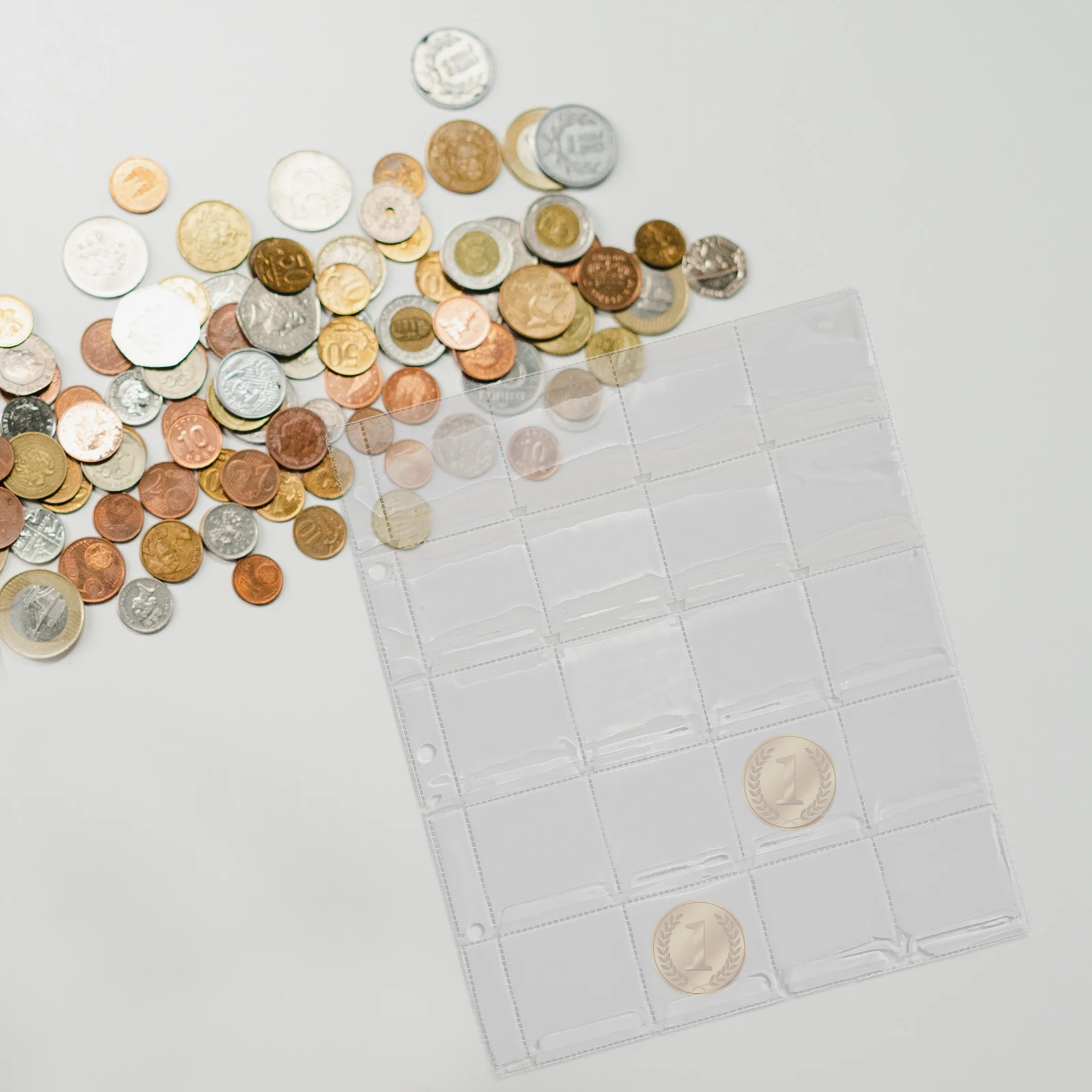 

4 Pcs Coin Collection Book Stamp Collecting Accessories Albums for Collectors Holder Page Photo