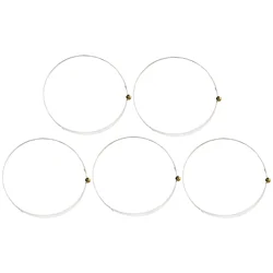 5 pçs cordas de guitarra única guitarra elétrica superior e medidores de aço liso. 009 010 núcleo hexagonal cordas de substituição peças de guitarra