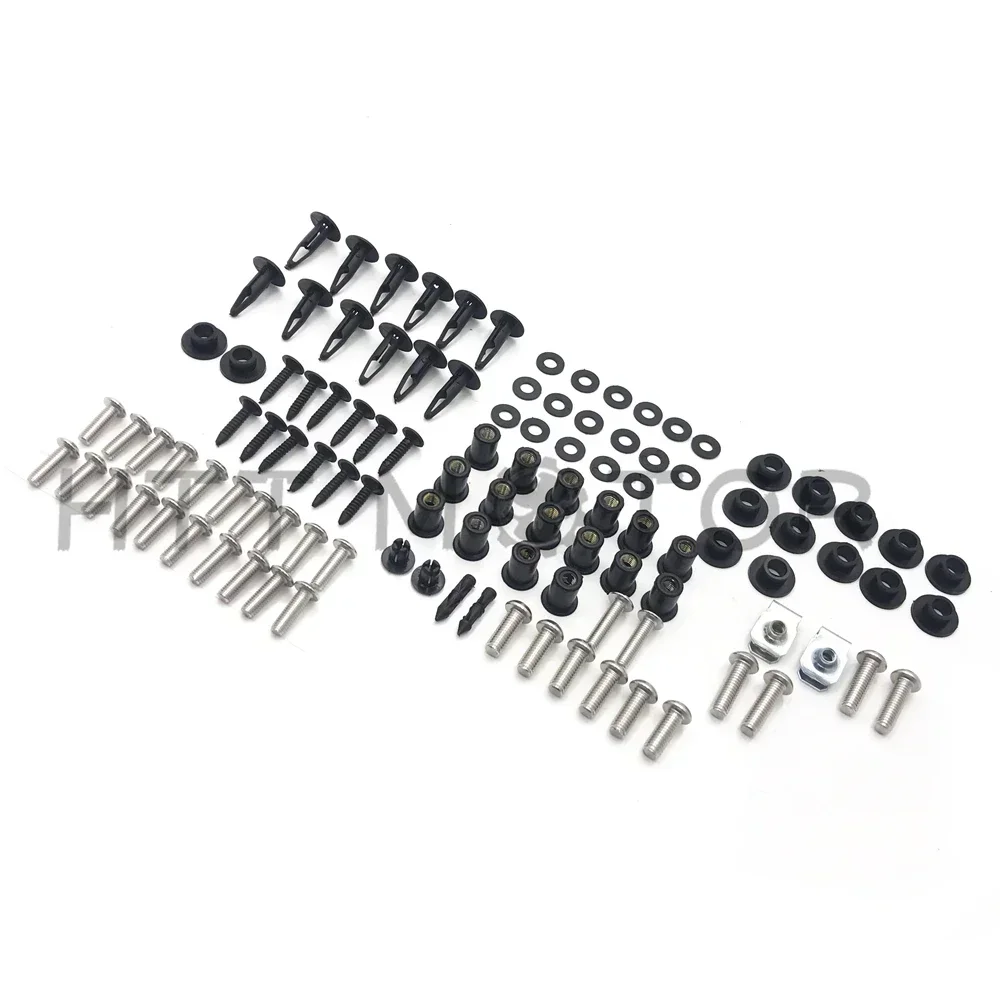 

Complete Fairing Bolt Kit Body Screws for Honda CBR954RR 2002-2003 Stainless Plastic Aftermarket Motorcycle Parts