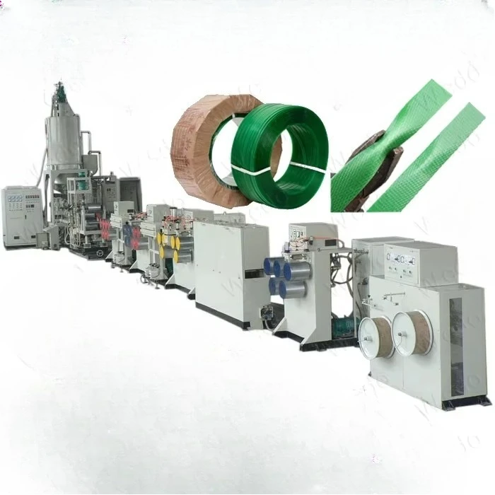 Plastic Polypropylene Polyester Packaging Strapping Belt Strapping Machine Production Line  Packaging Strapping Tape Extruder