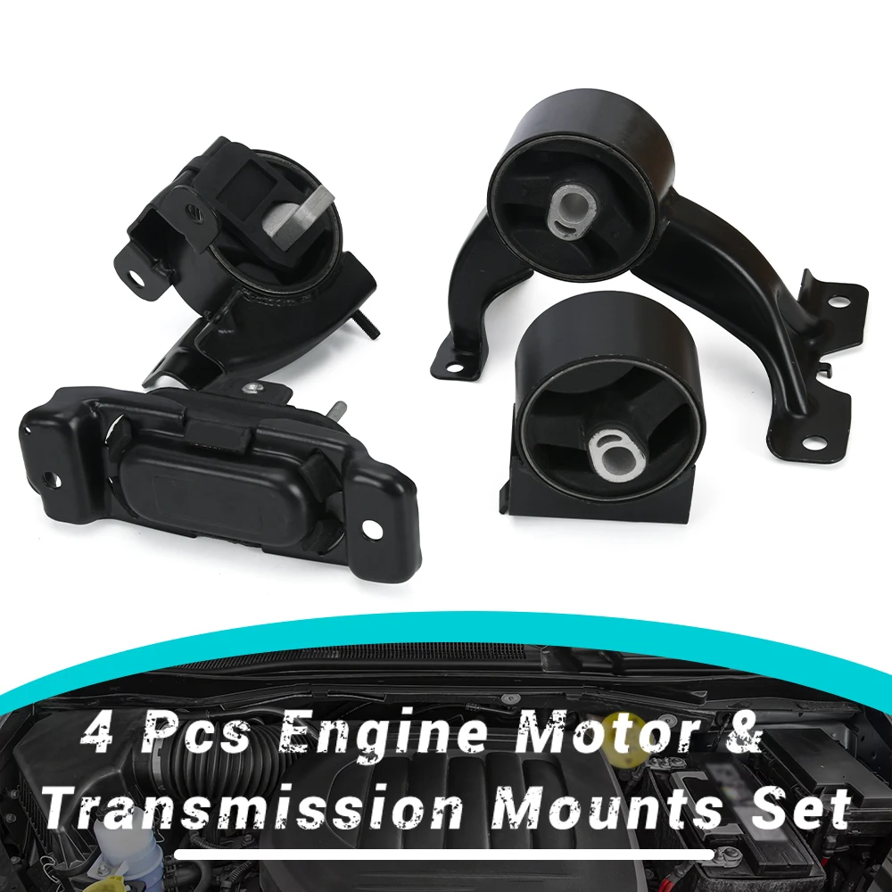 For Chrysler Town & Country Dodge Grand Caravan 4× Engine Motor Trans Mounts Set A5665 A5480  A5577 A5589 5273883AC