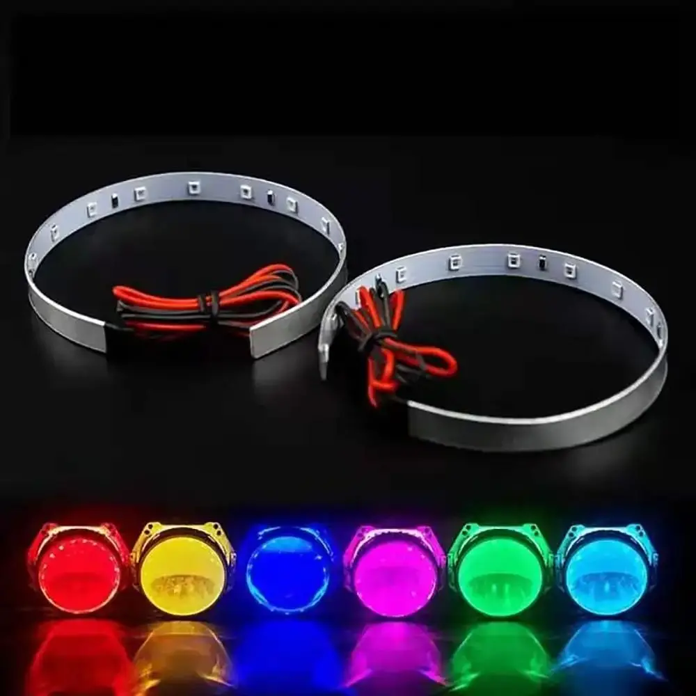 

2 шт./комплект, автомобильные фары для мотоцикла, 360 градусов