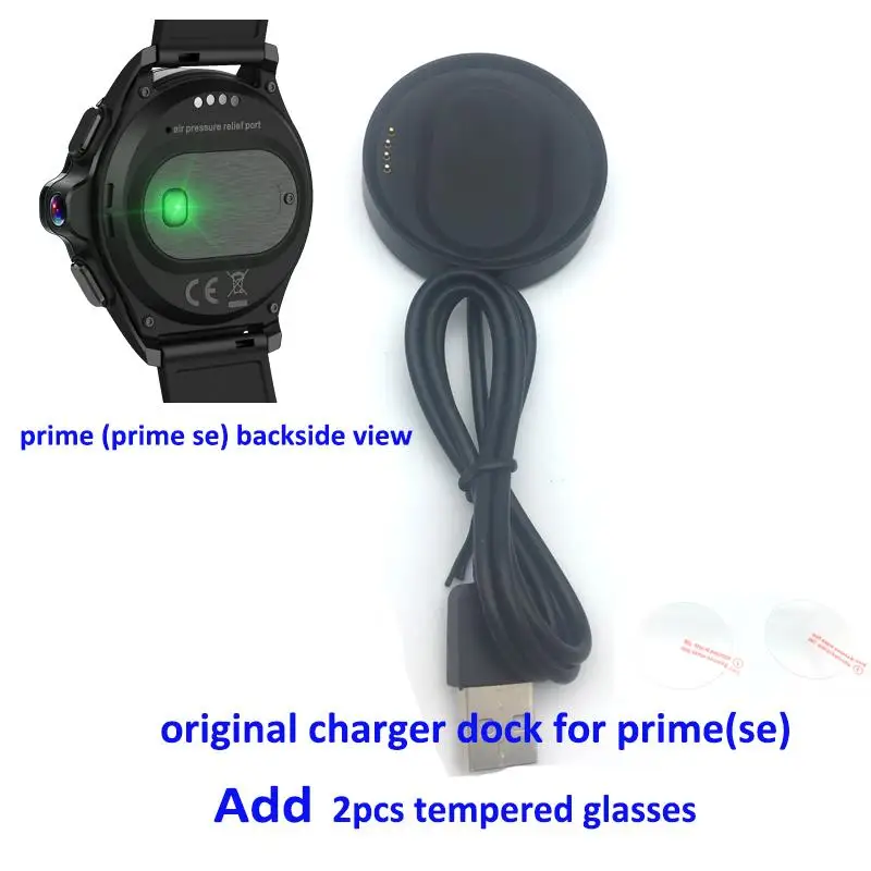 To Charging Stand USB Chargers Data Cable For kospet Prime Smart watch Prime SE smartwatch wristwatch charger dock tempered