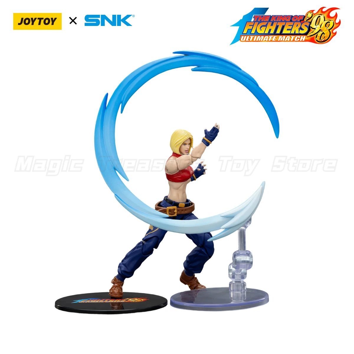 【Pre-sale】Original JOYTOY 1/18 Action Figure SNK KOF'98UM '97 Special Team Blue Mary Toy Gift