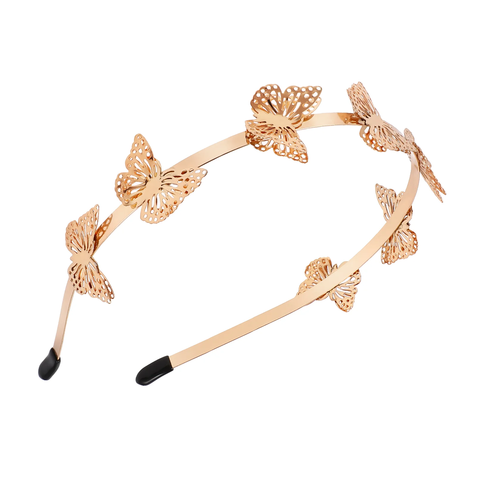 Tocado de mariposas, tocado para ceremonias de boda para niña, diadema para foto, accesorio decorativo para el cabello encantador