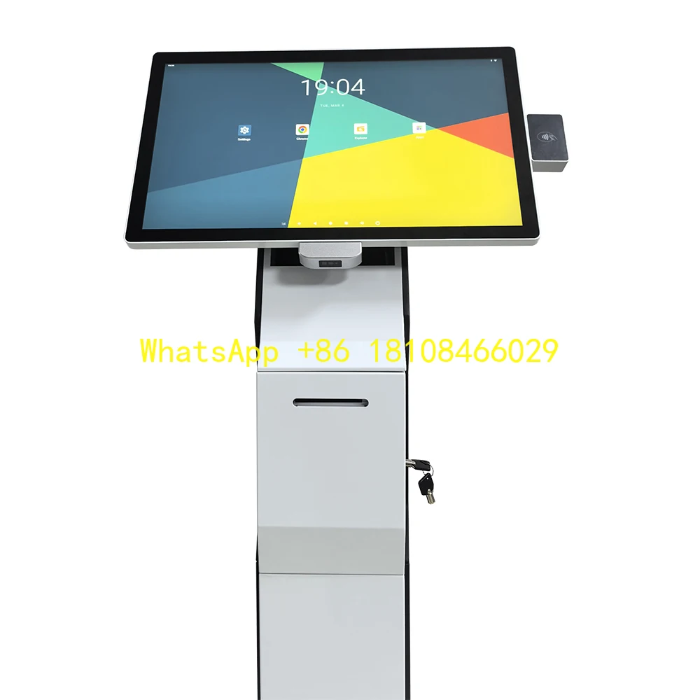 آلة طلب البوفيه الأوتوماتيكية كشك الدفع الذاتي بالجملة 15.6 بوصة تعمل باللمس مطعم الطلب الذاتي كشك الدفع أ #1