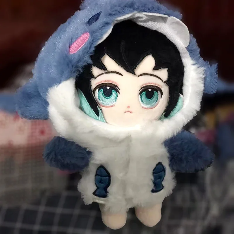 Stuffed 20cm Anime Tokitou Muichirou Demon Slayer Plush Cotton DollsToys for Fans Collectibles Kids New Year's Birthday Gift